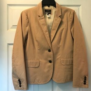 JCrew  schoolboy khaki blazer size 8